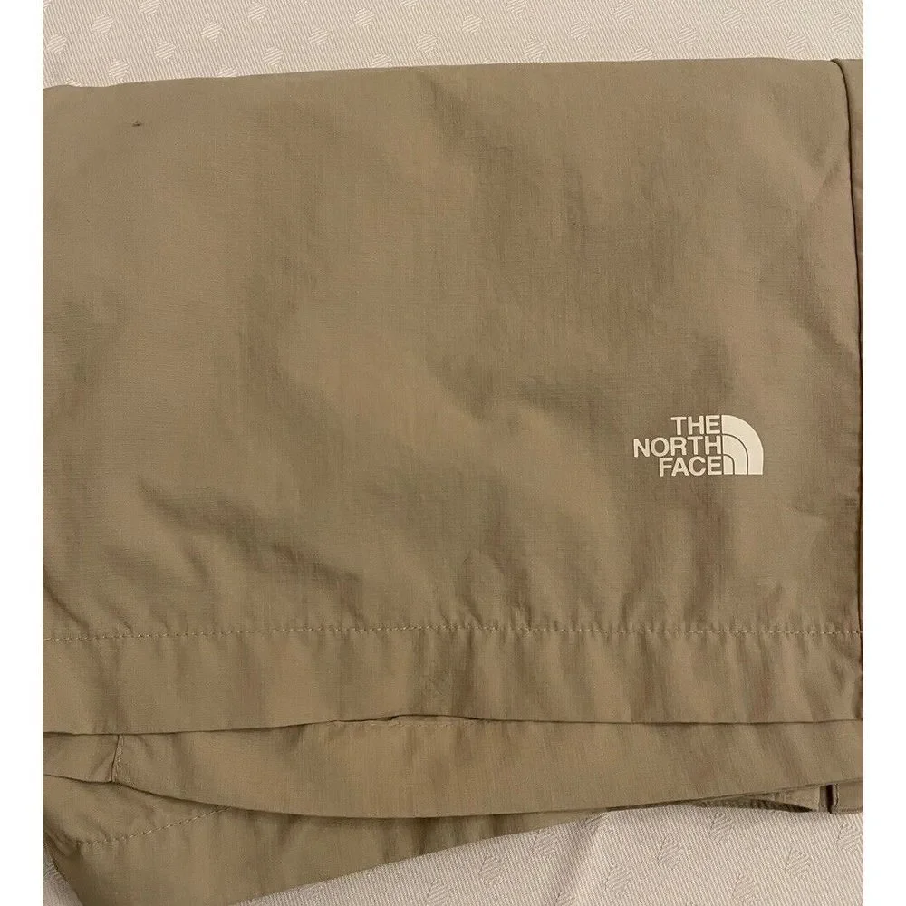 The North‎ Face Cargo Shorts Mens 40 Khaki Ripstop Lightweight Hiking 100% Nylon